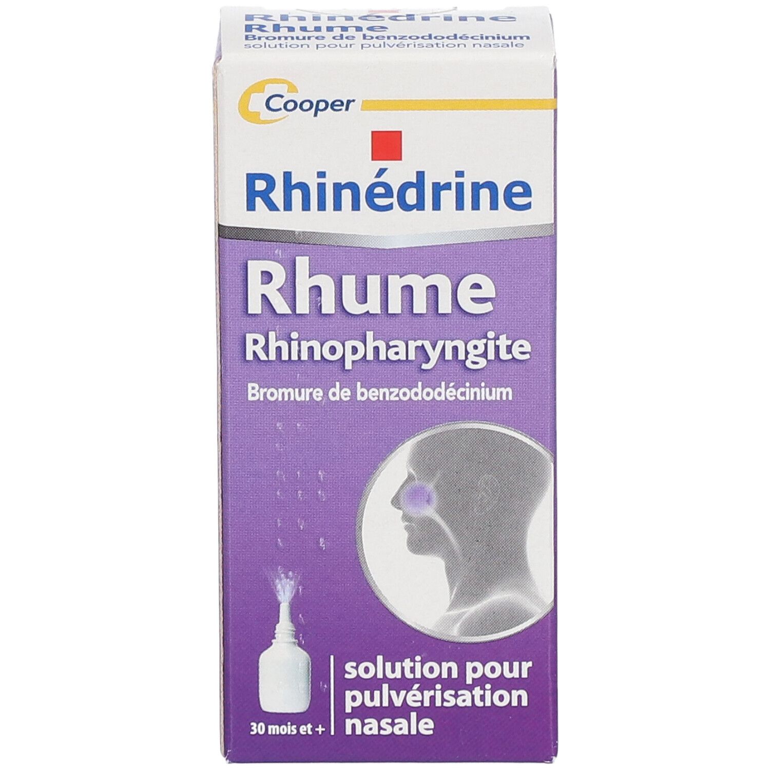 RHINEDRINE - Rhume - Rhinopharyngite - Solution pour pulvérisation nasale - Flacon 13ml