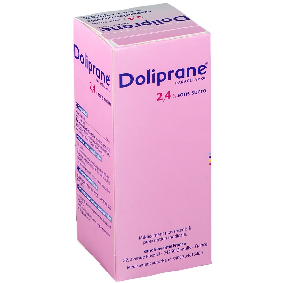 Doliprane® Paracétamol s/s 2,4 %