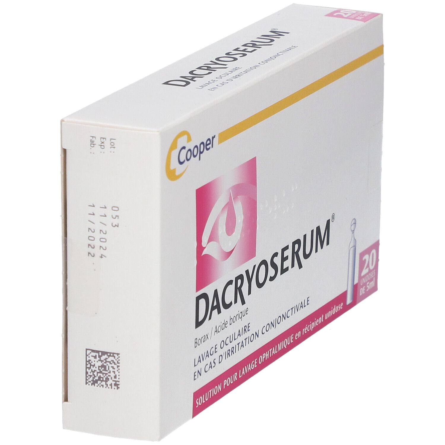 DACRYOSERUM 5ML 20 UNIDOSES C 20 pc(s) - Redcare Pharmacie