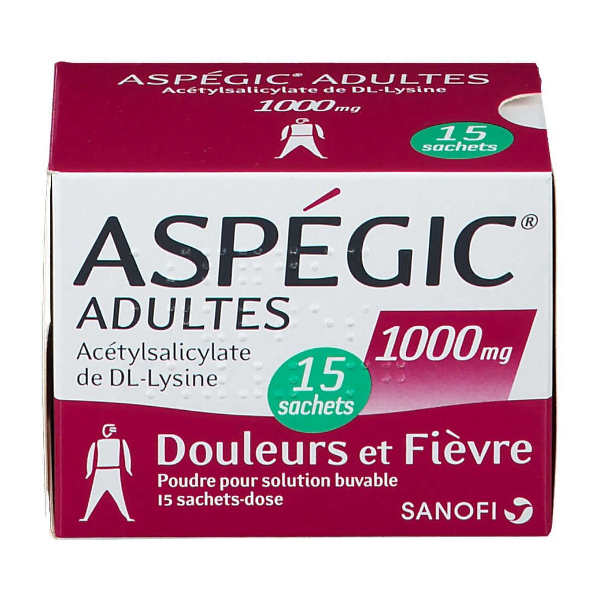 Aspégic® Adultes 1000 mg