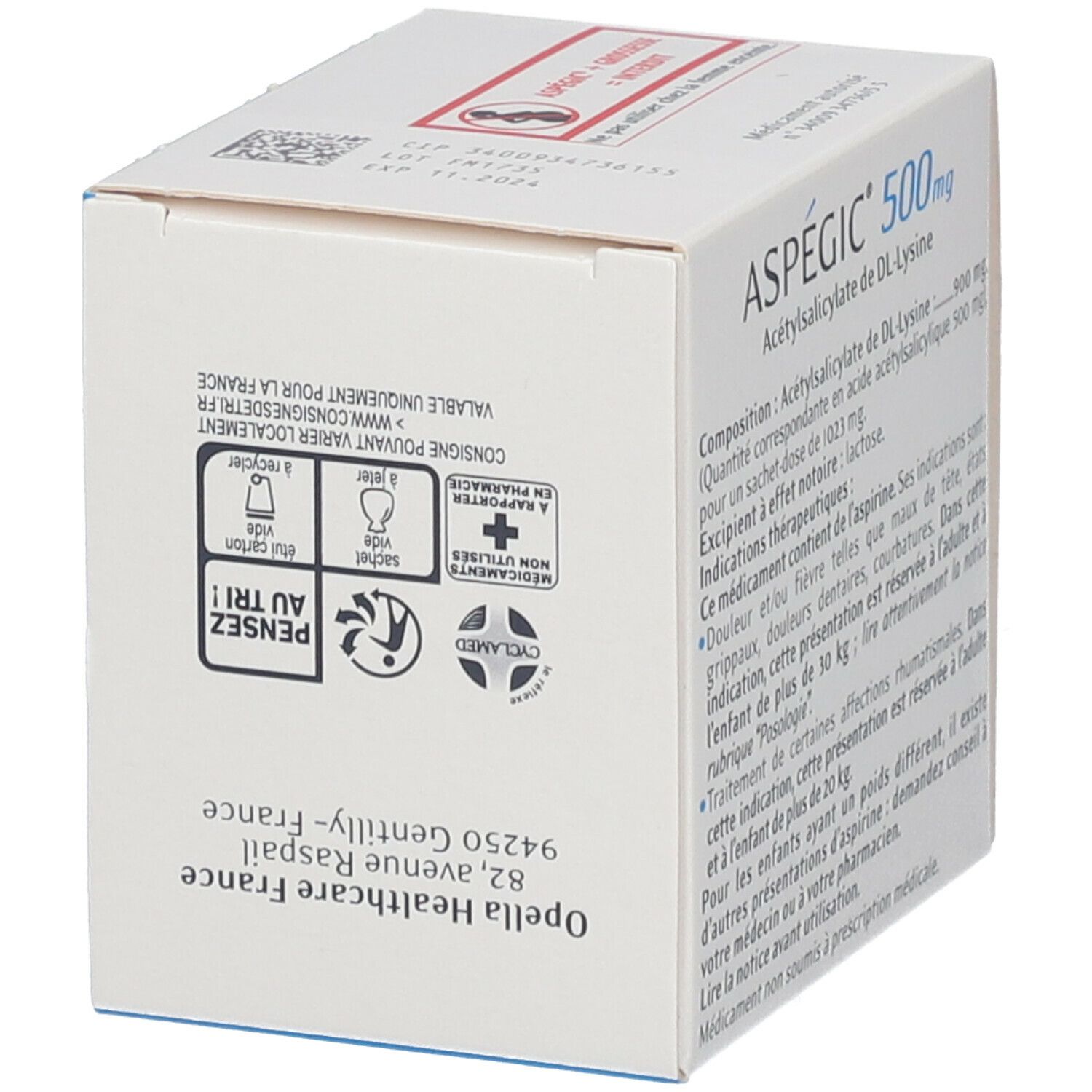 Aspégic® 500 mg