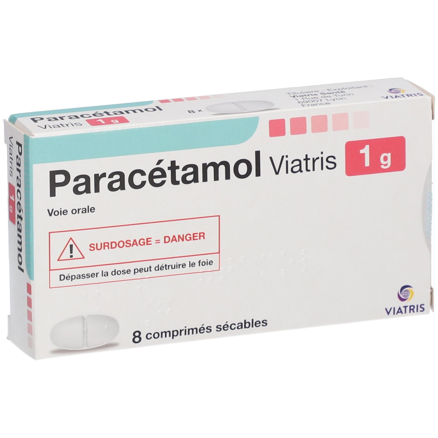 Paracétamol Mylan 1 g