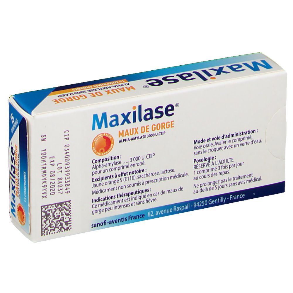 Maxilase® Maux de Gorge
