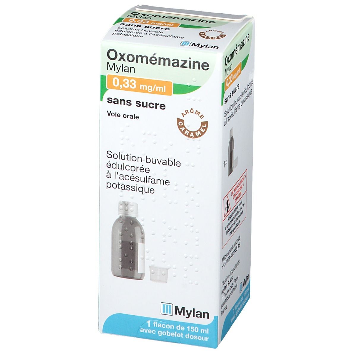 Oxomémazine s/s Mylan 0,33 mg/ml