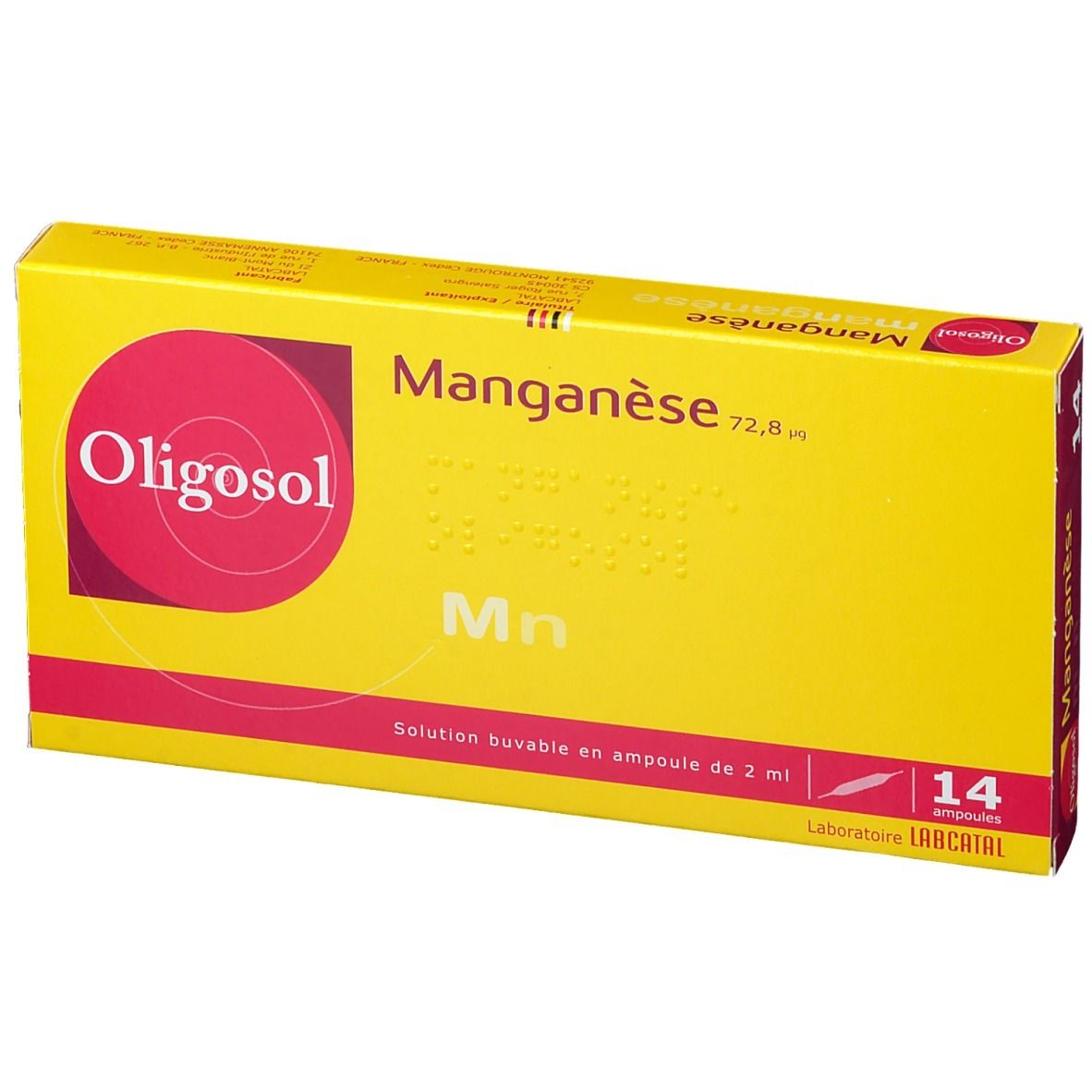 Laboratoire Labcatal Oligosol Manganèse