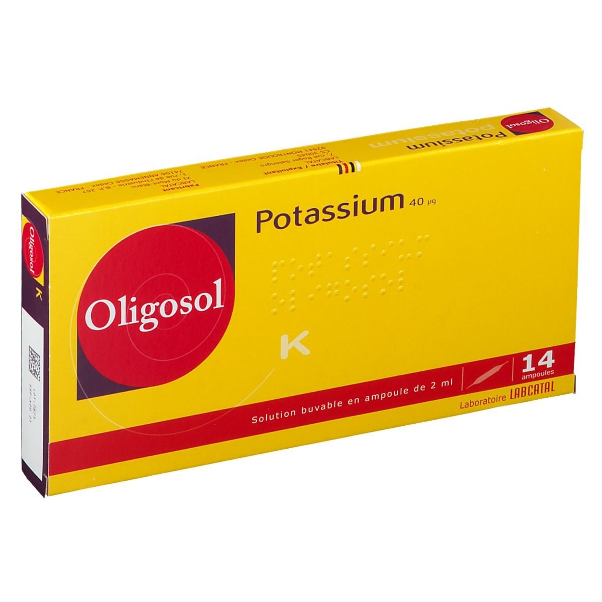 Laboratoire Labcatal Oligosol Potassium