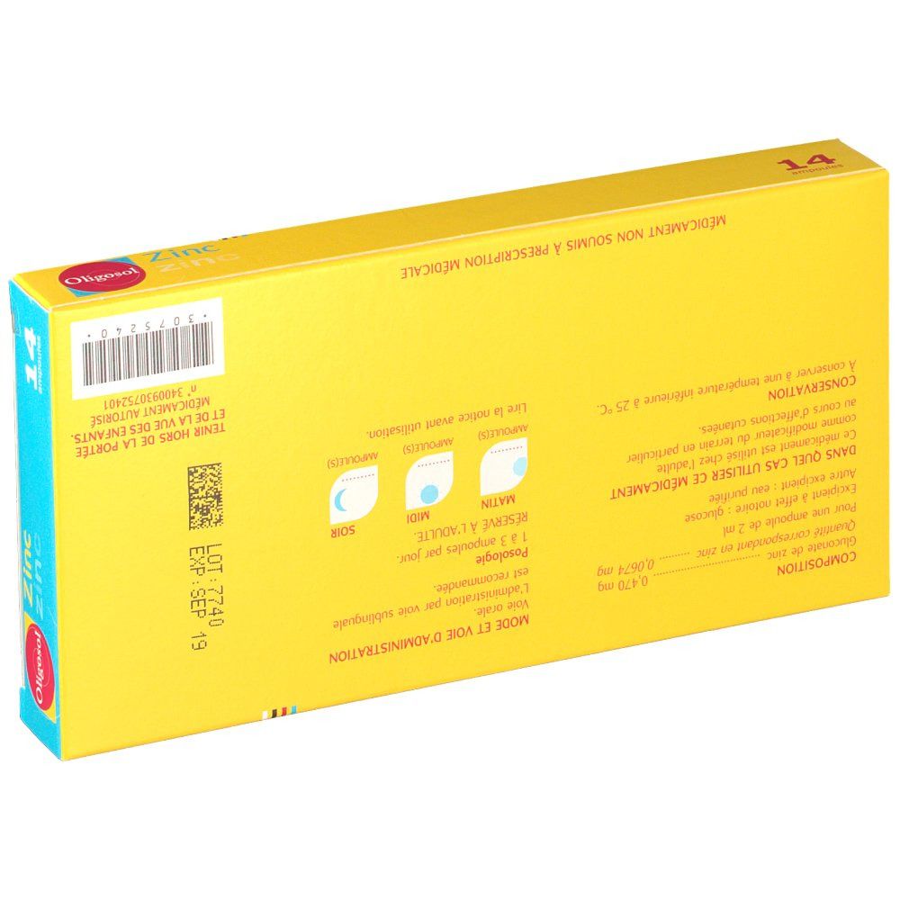 Laboratoire Labcatal Oligosol Zinc