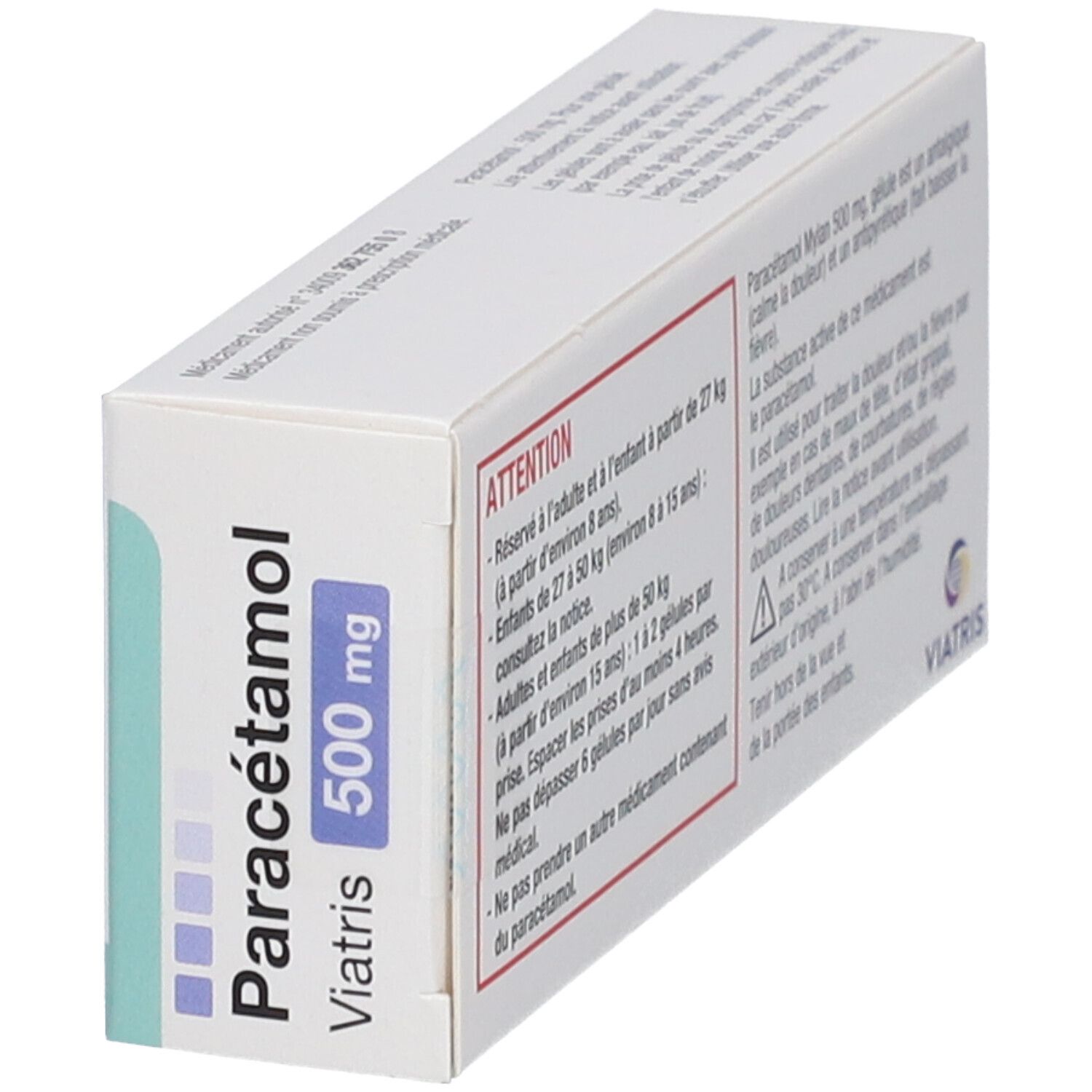 Paracétamol Mylan 500 mg