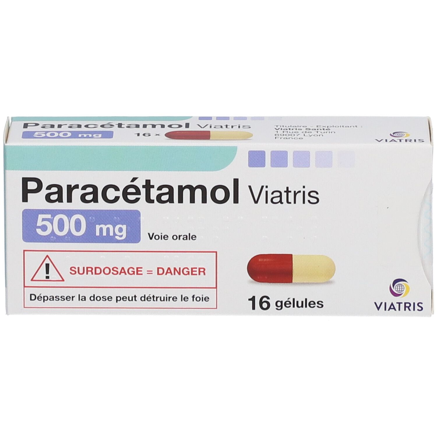 Paracétamol Mylan 500 mg