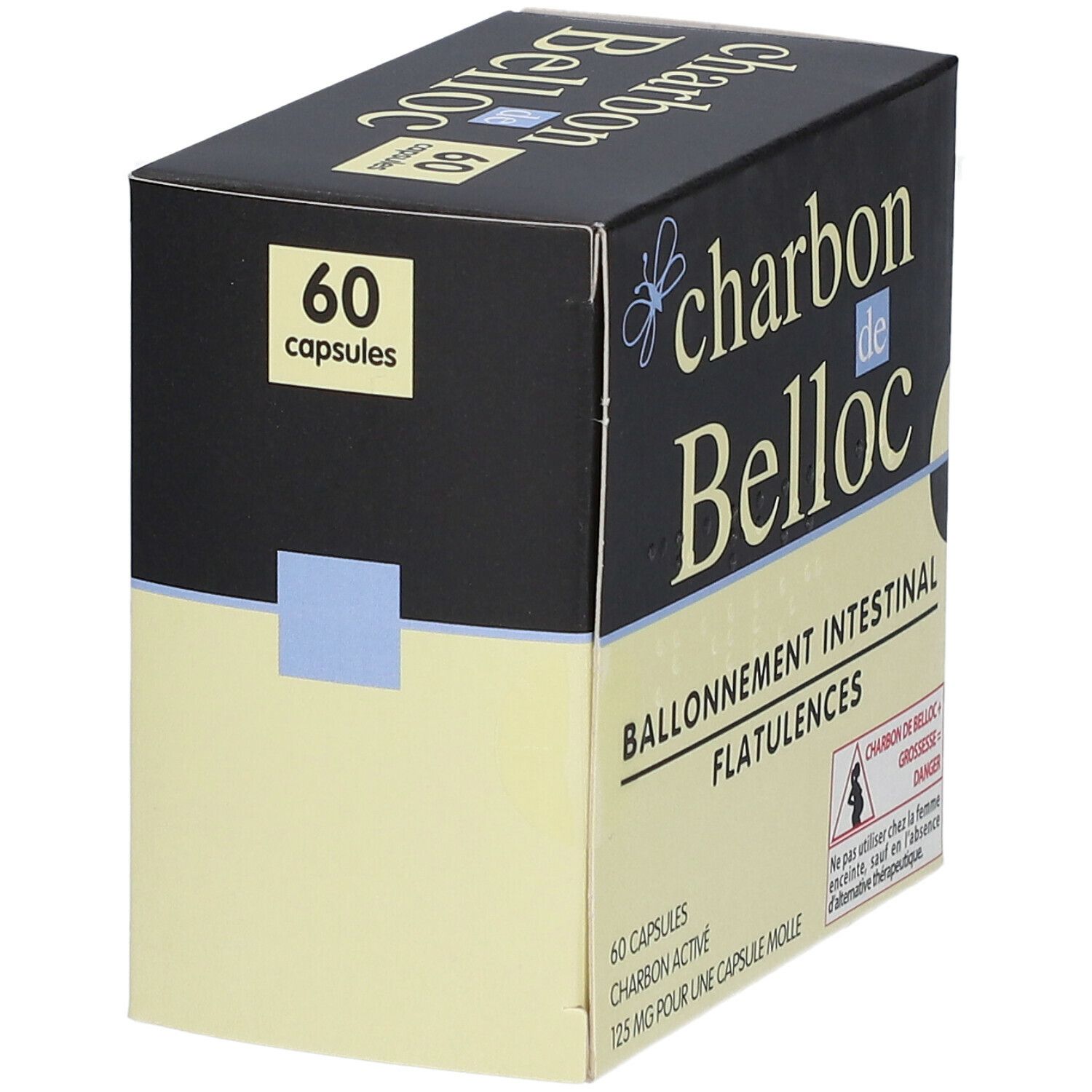 CHARBON DE BELLOC CAPSULES MOLLES - Parapharmacie Chez moi