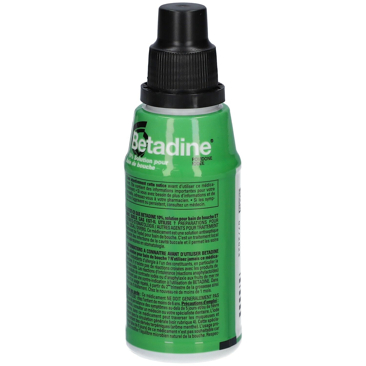 Bétadine - 10% - Solution pour bain de bouche - Infection de la cavité buccale - Flacon 125ml