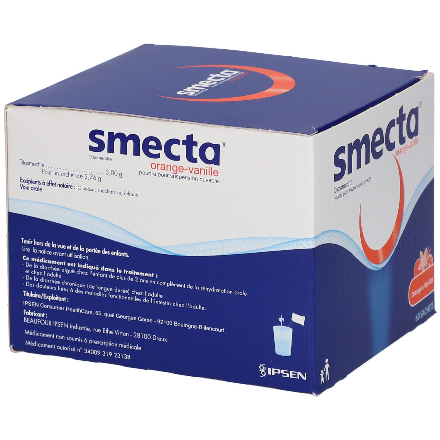 Smecta® 3 g Orange-Vanille