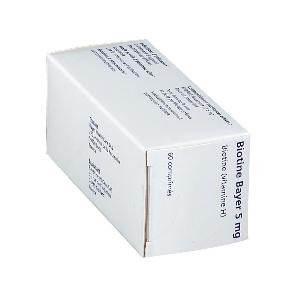 Biotine Bayer 5 mg 60 pc(s) - Redcare Pharmacie