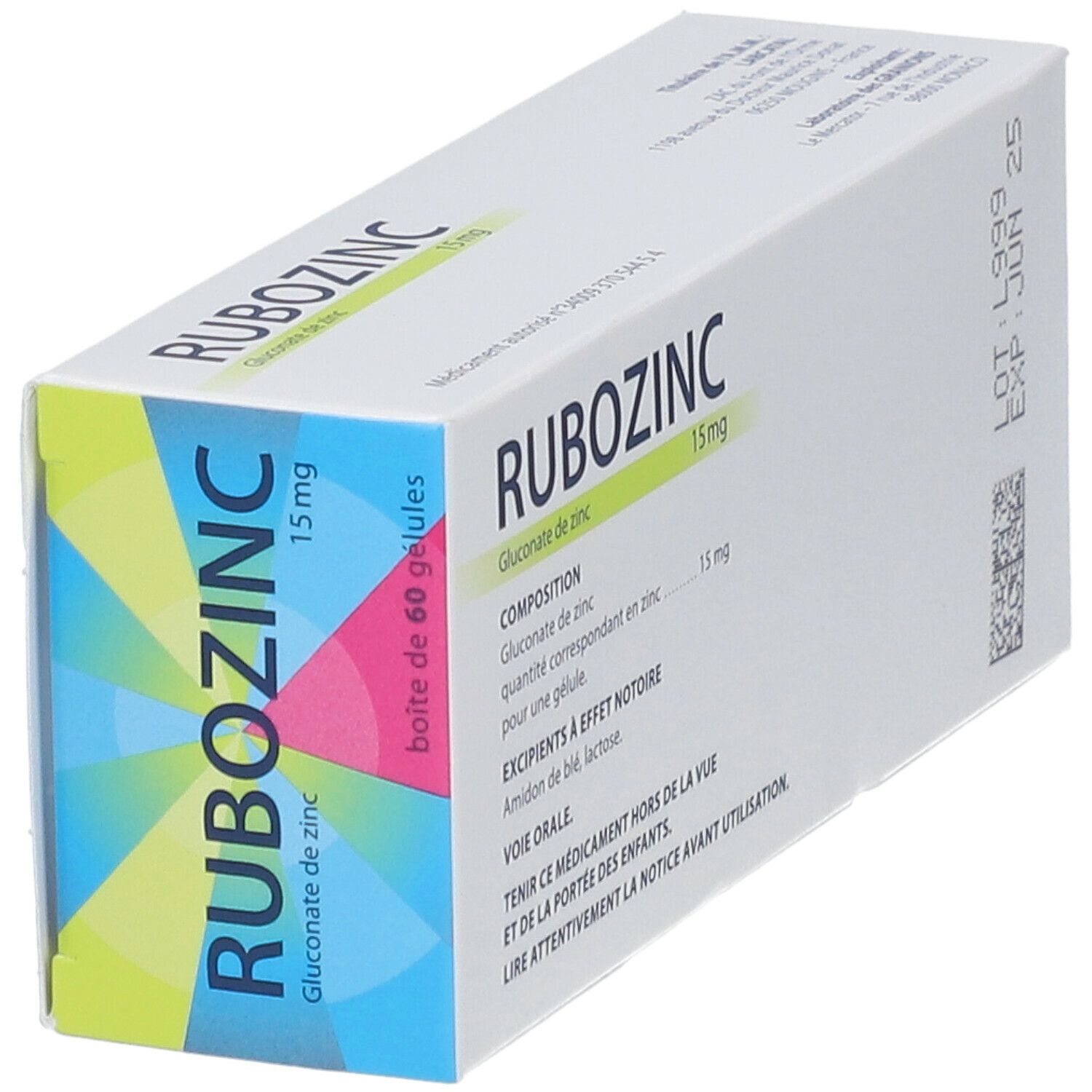 Laboratoire Labcatal Rubozinc 60 pc(s) - Redcare Pharmacie