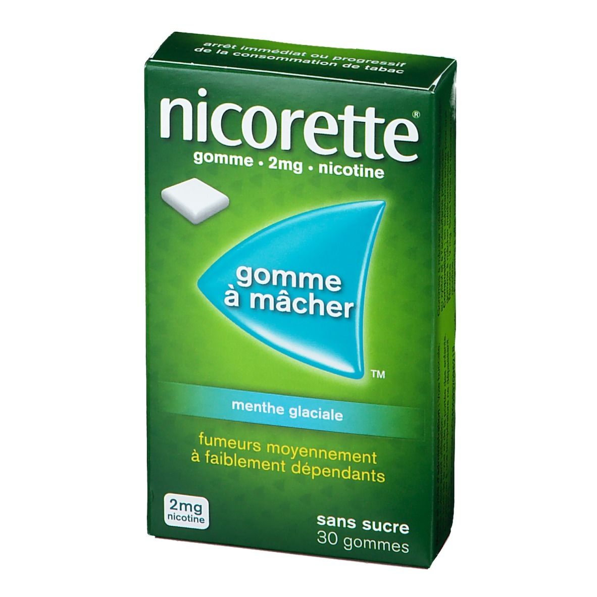 Nicorette® menthe glaciale s/s 2 mg