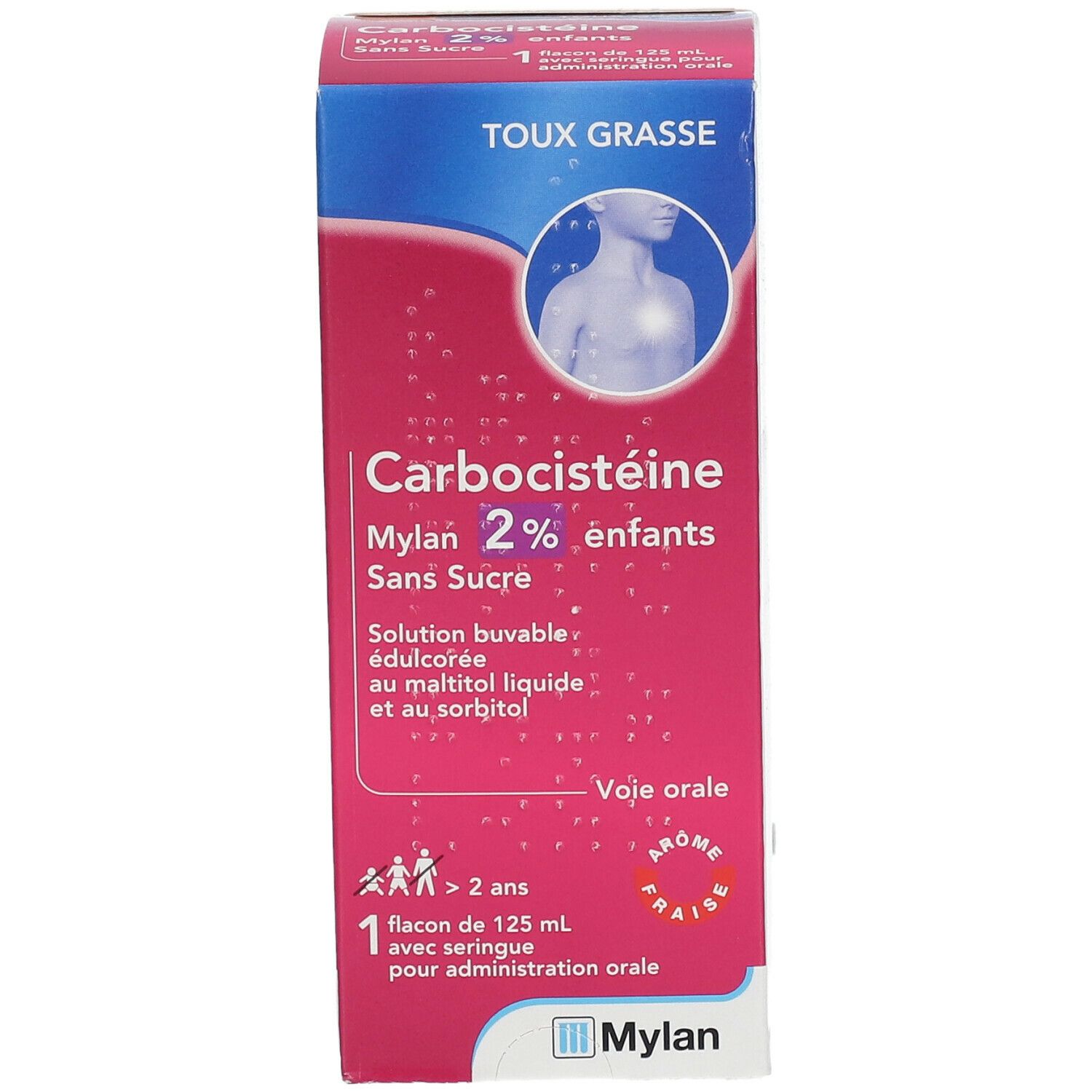 Carbocistéine Mylan 2% S/s 125 Ml - Redcare Pharmacie