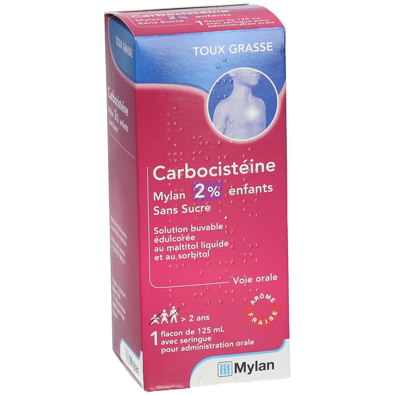 Carbocistéine Mylan 2% S/s 125 Ml - Redcare Pharmacie