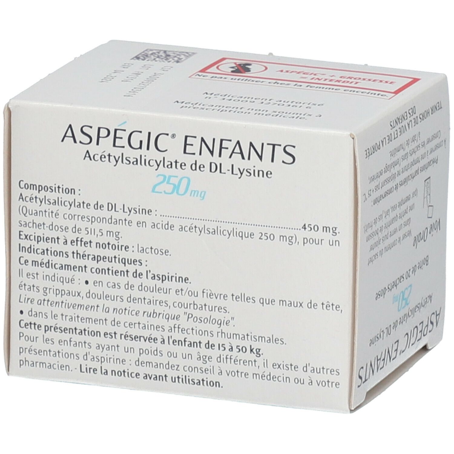 Aspégic® Enfants 250 mg