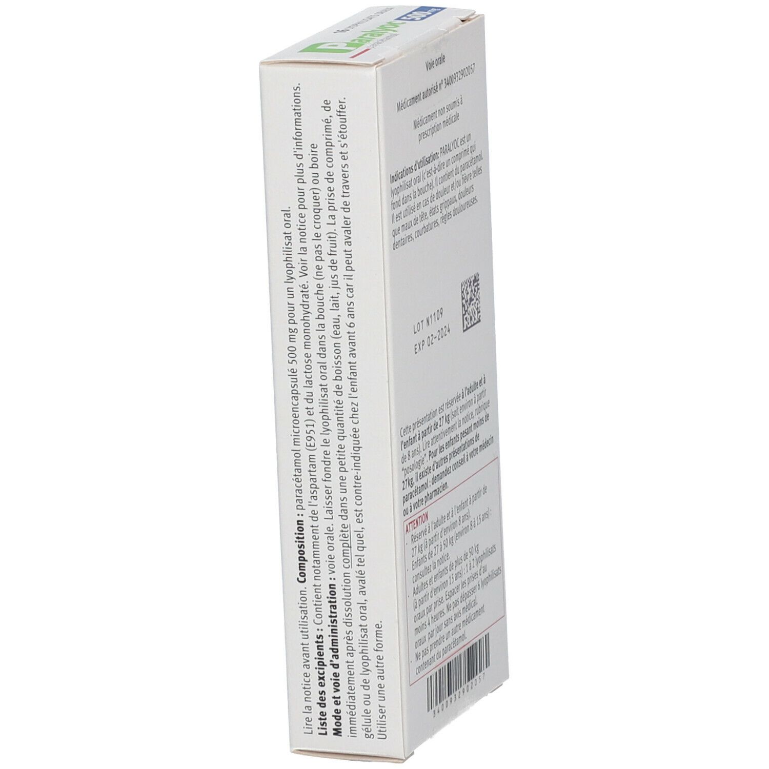 Paralyoc® 500 mg