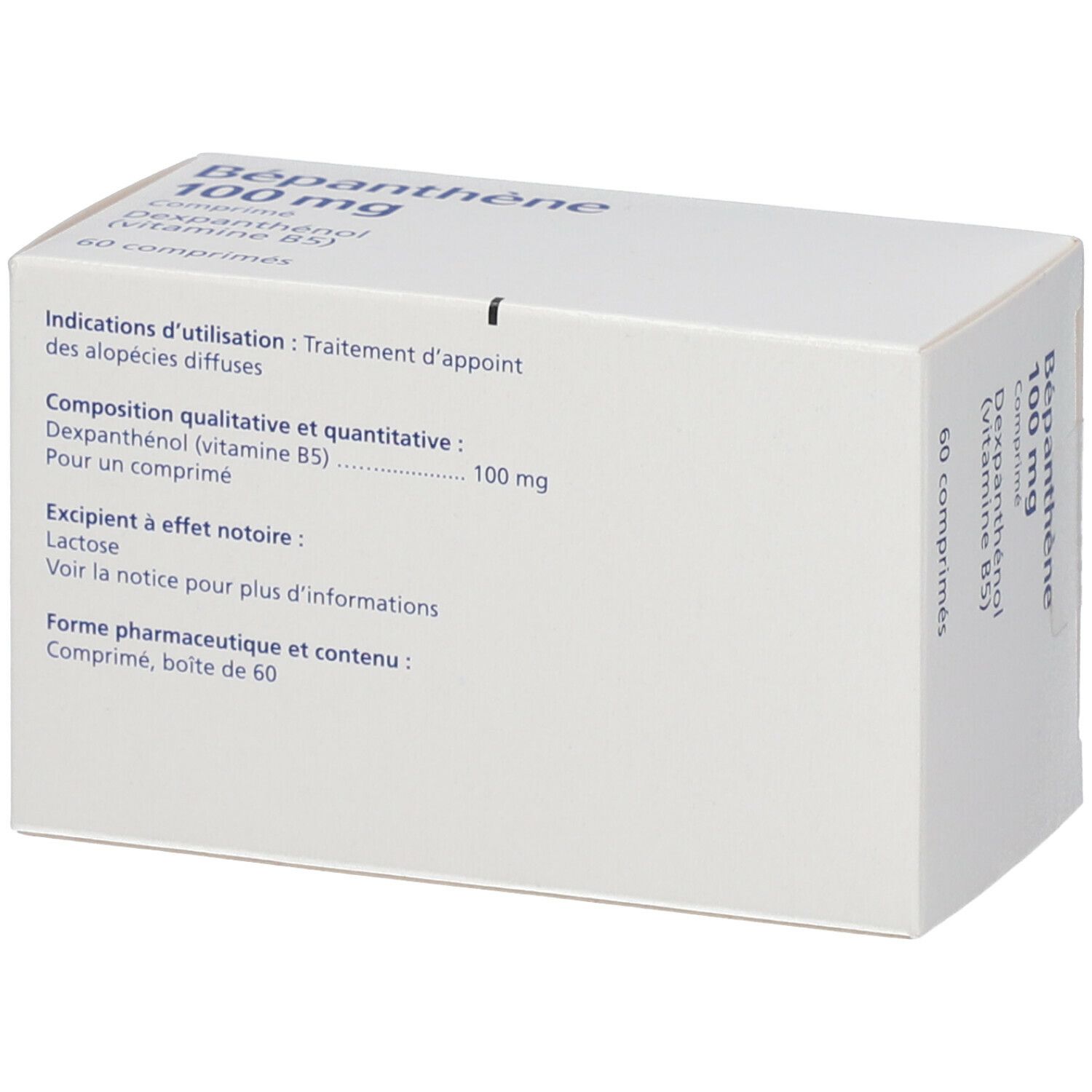 Bépanthène 100 mg 60 pc(s) - Redcare Pharmacie