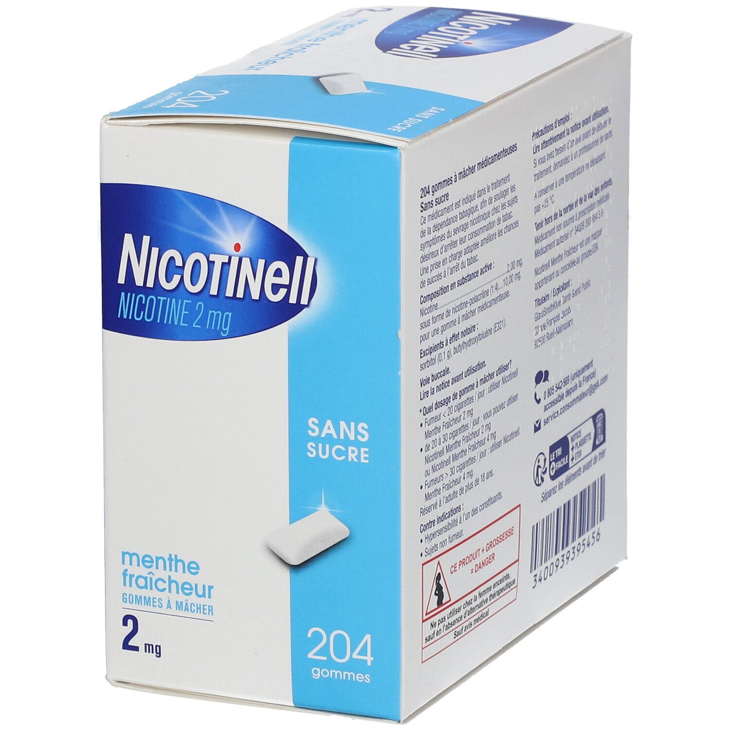 Nicotinell® Menthe Fraicheur s/s 2 mg