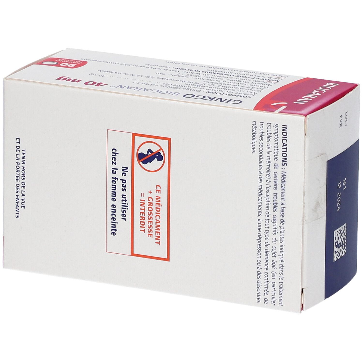 Ginkgo Biogaran® 40 mg