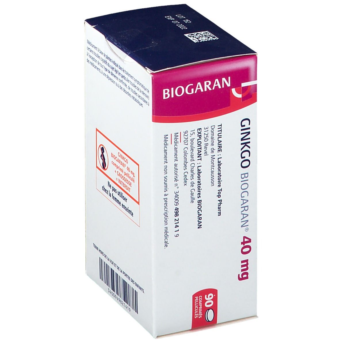 Ginkgo Biogaran® 40 mg