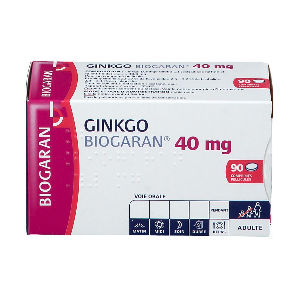 Ginkgo Biogaran® 40 mg