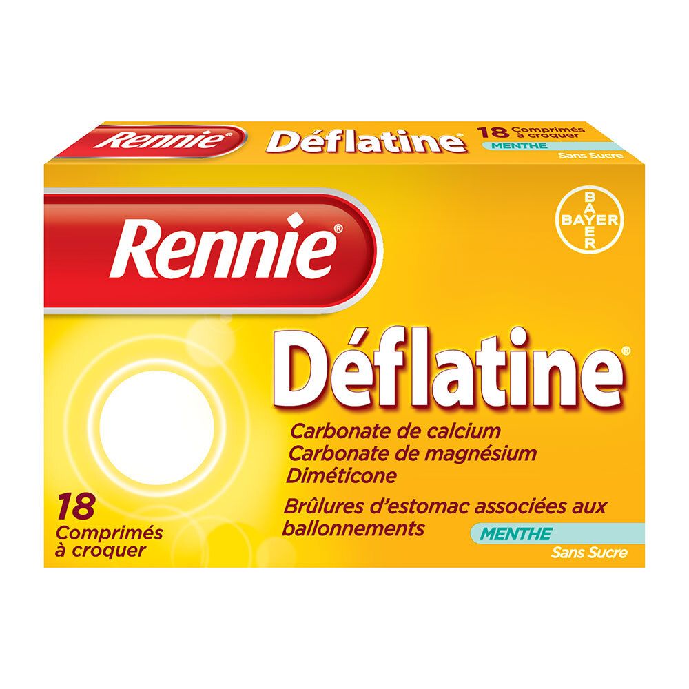Rennie D flatine 18 Comprim s 18 Pc s Redcare Pharmacie