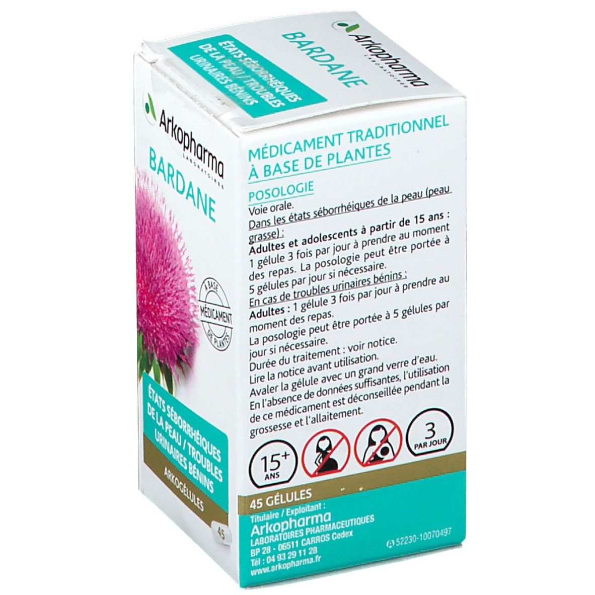 Arkopharma Arkogélules Bardane