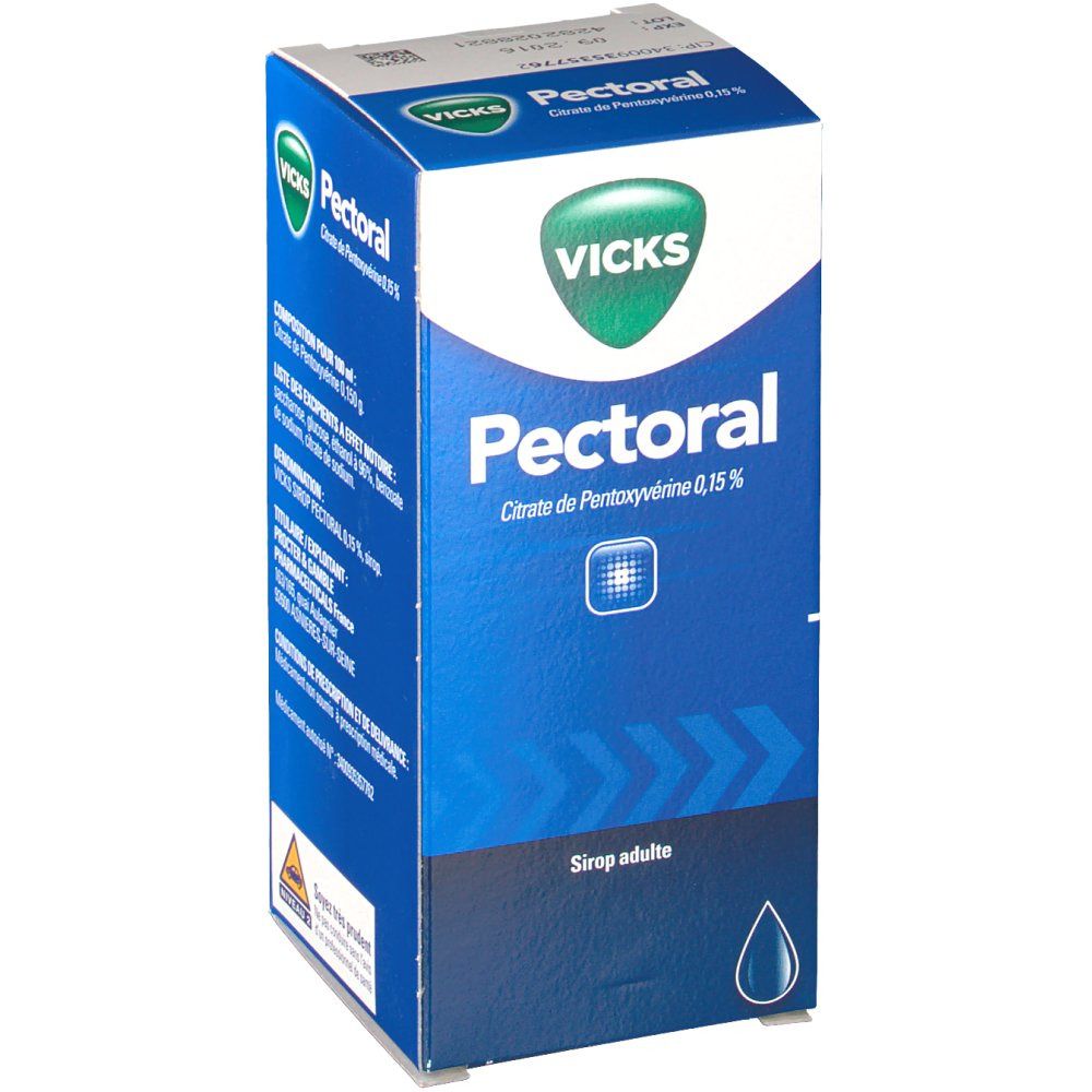 Vicks Sirop Pectoral 0,15 %, Sirop