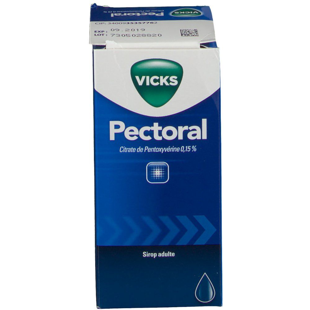 Vicks Sirop Pectoral 0,15 %, Sirop