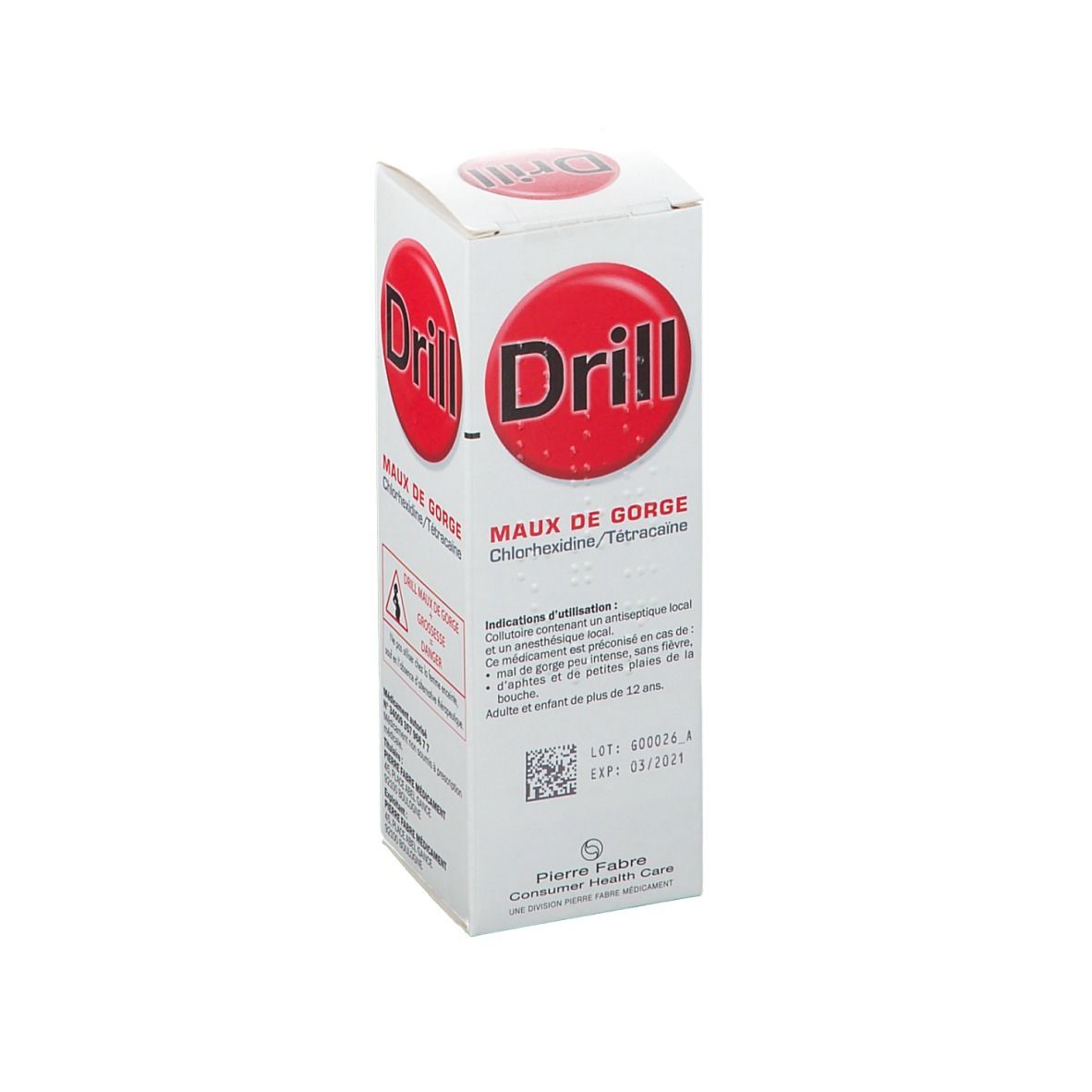 Pierre Fabre Drill Maux de Gorge