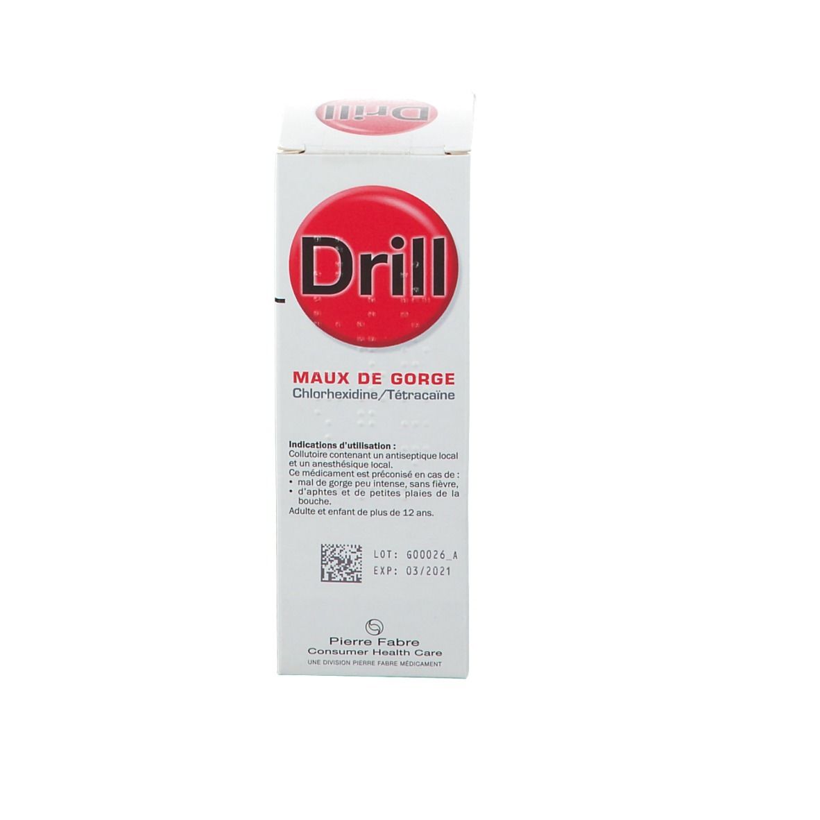 Pierre Fabre Drill Maux de Gorge