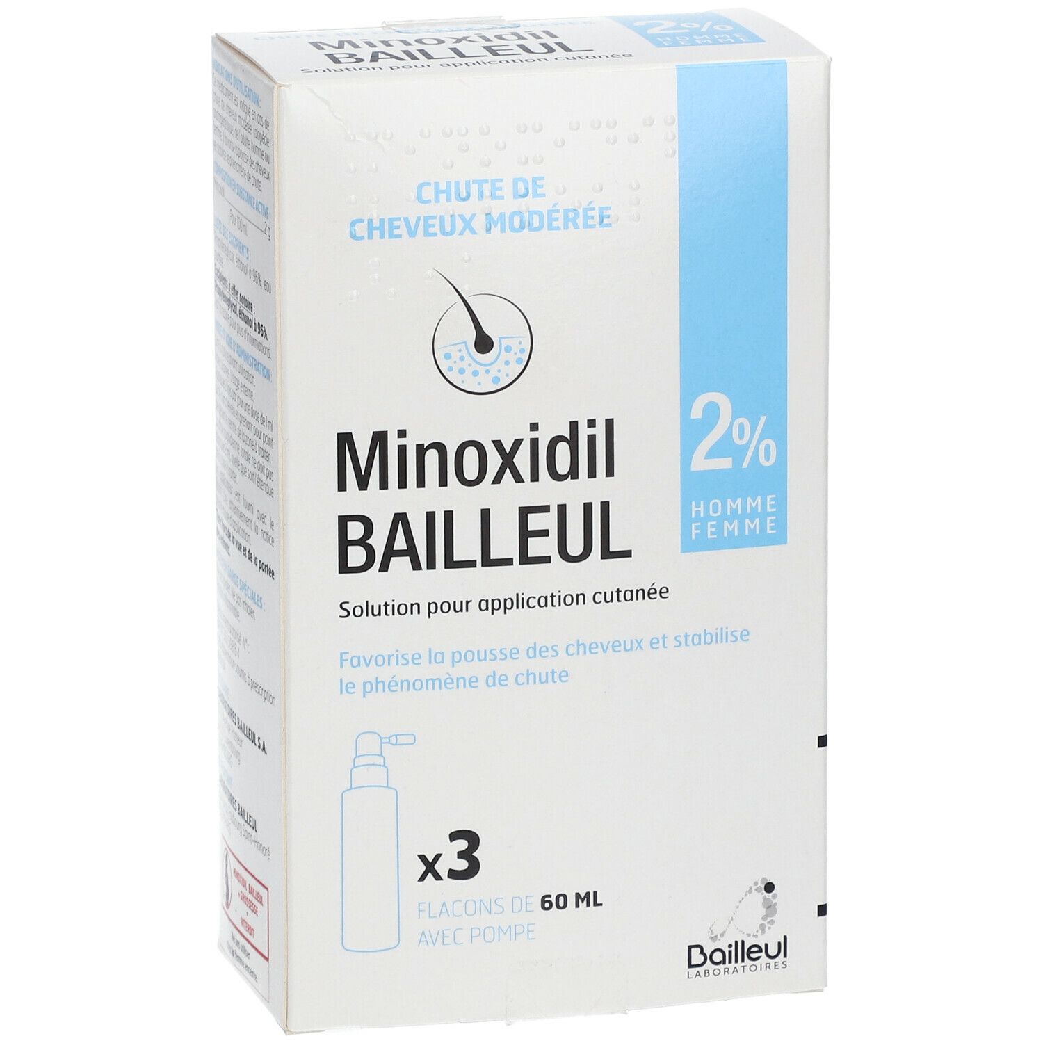 Bailleul Biorga Minoxidil Bailleul 2 %