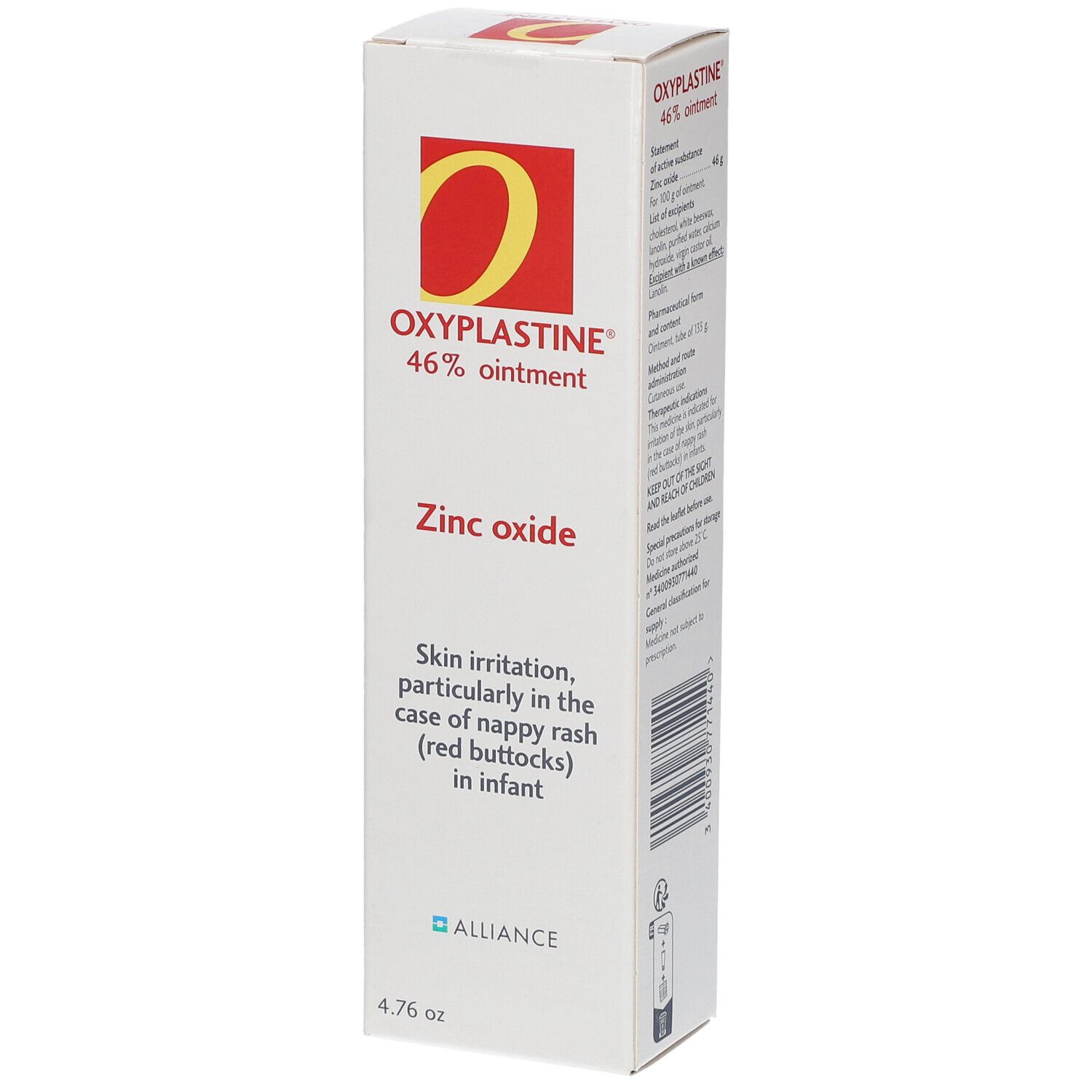 Oxyplastine Pommade 135g, Médicament Bébé - Pharmacie IllicoPharma