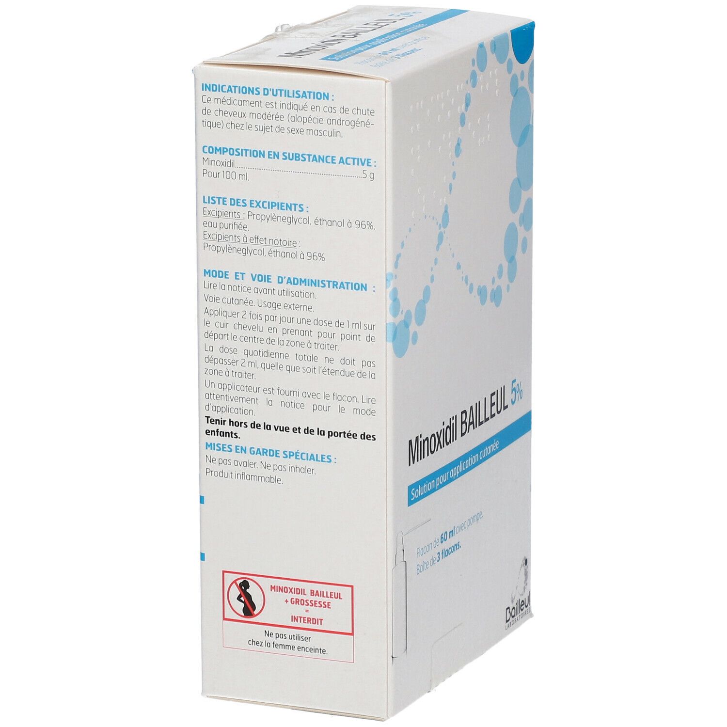 Bailleul Biorga Minoxidil Bailleul 5 %