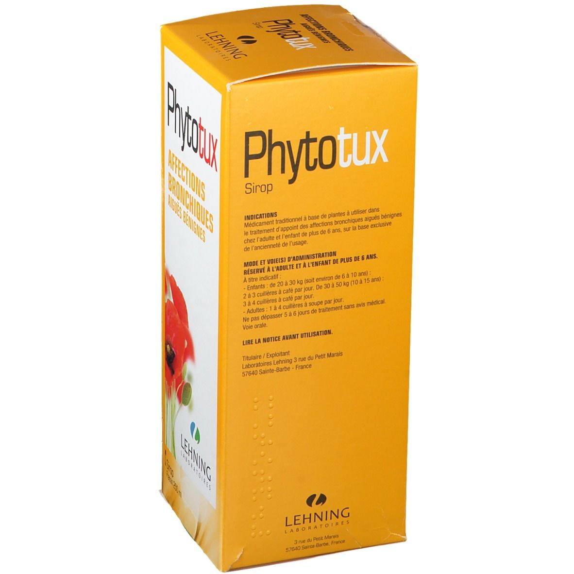 Lehning Phytotux 250 Ml Redcare Pharmacie