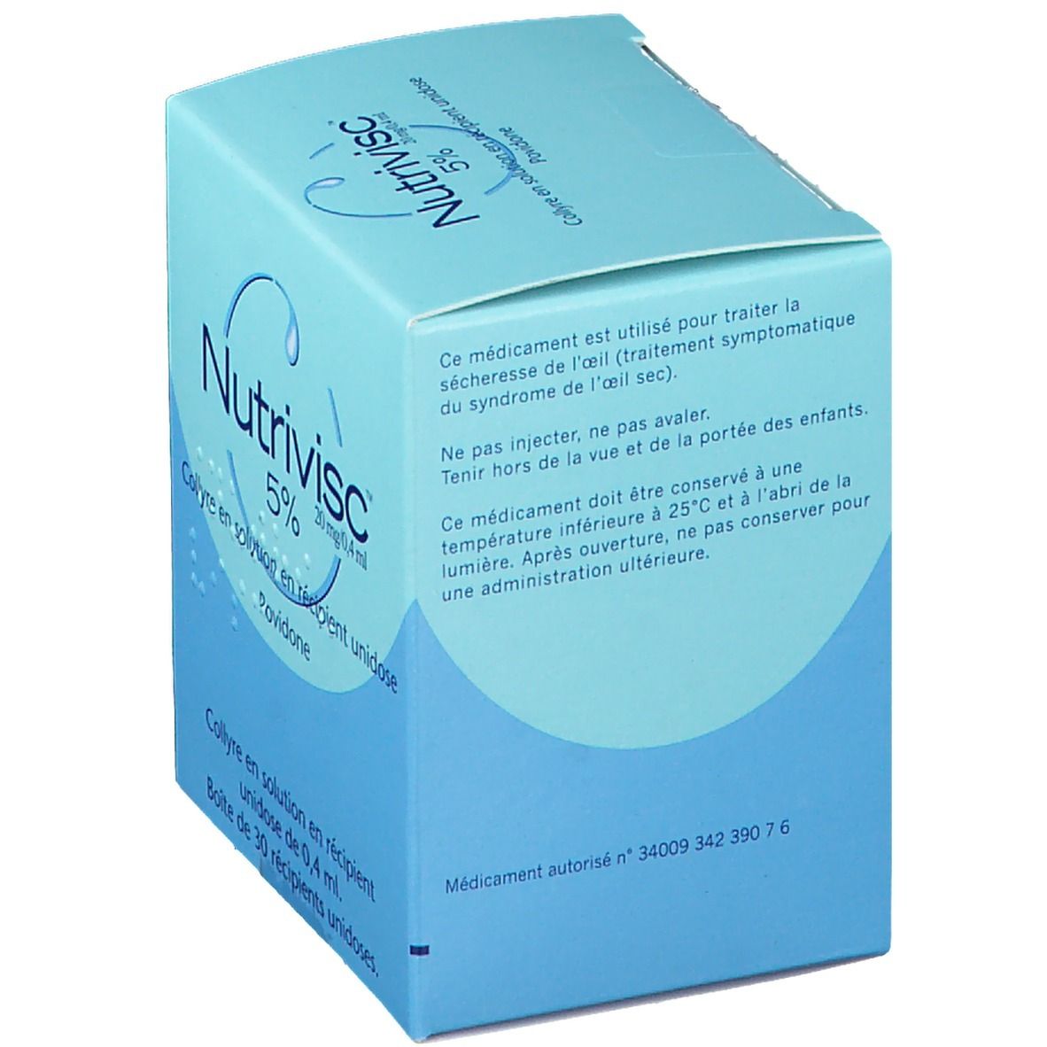 Alcon® Nutrivisc® 5% 20 mg/0,4 mL