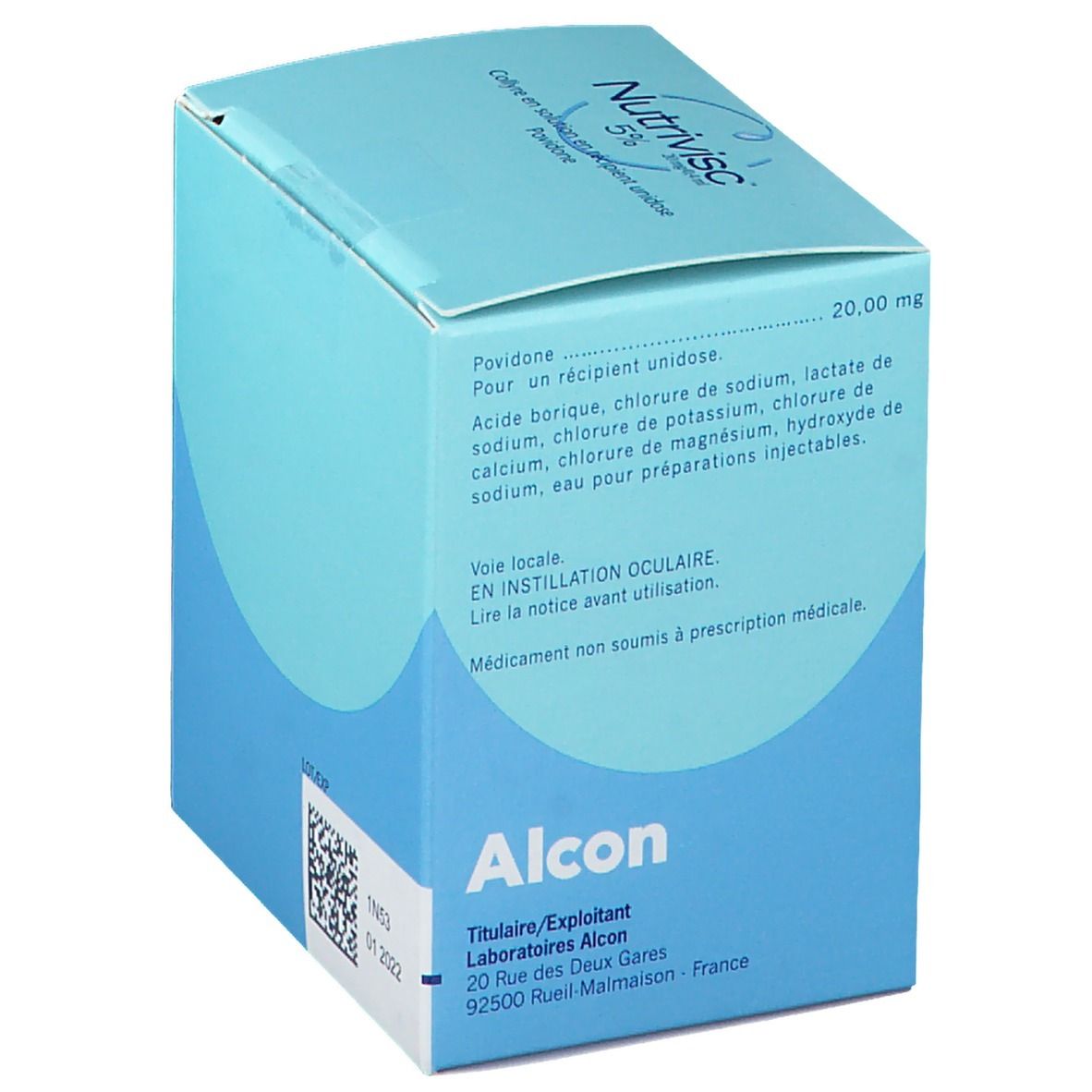 Alcon® Nutrivisc® 5% 20 mg/0,4 mL