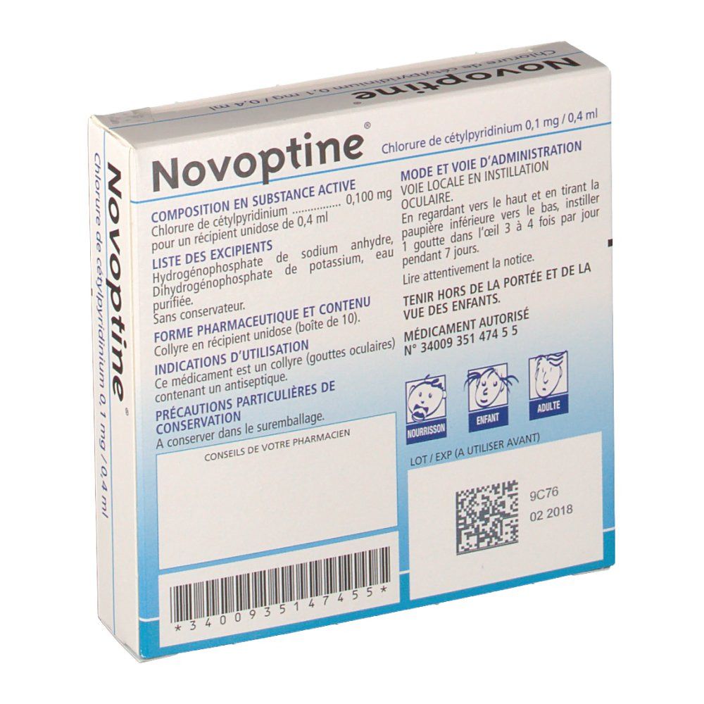 Novoptine® 0,1 mg/0,4 ml