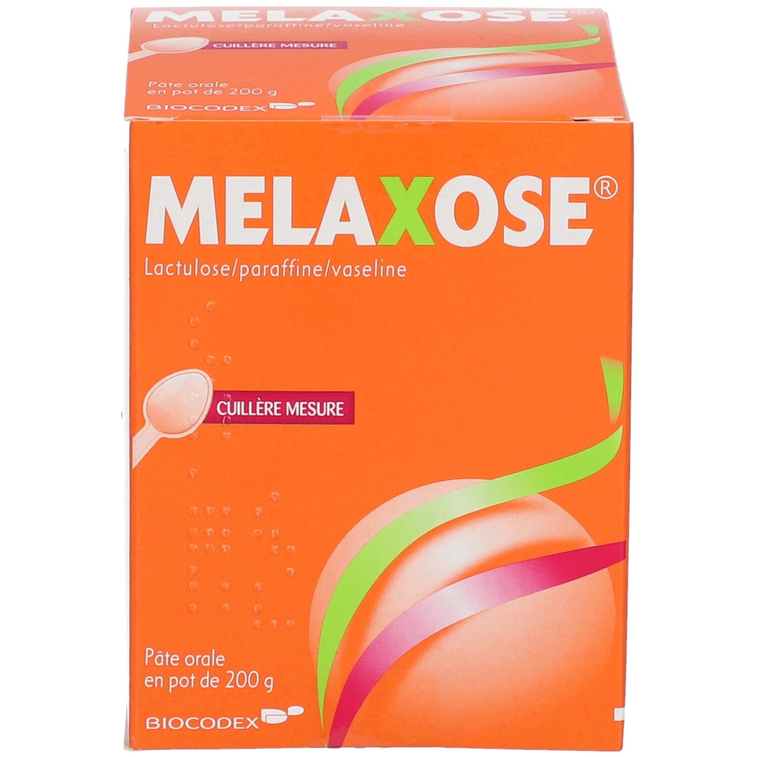 Melaxose gelée orale en pot de 200g contre la constipation