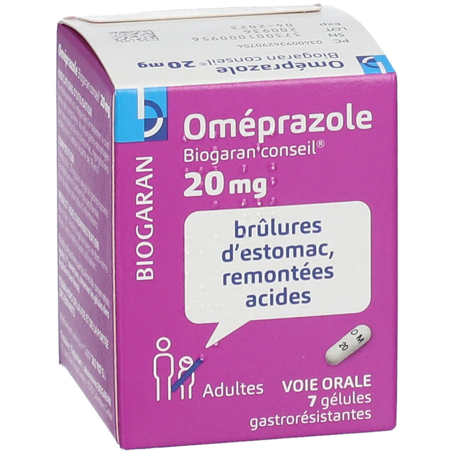 Omeprazole Biogaran Conseil® 20 mg