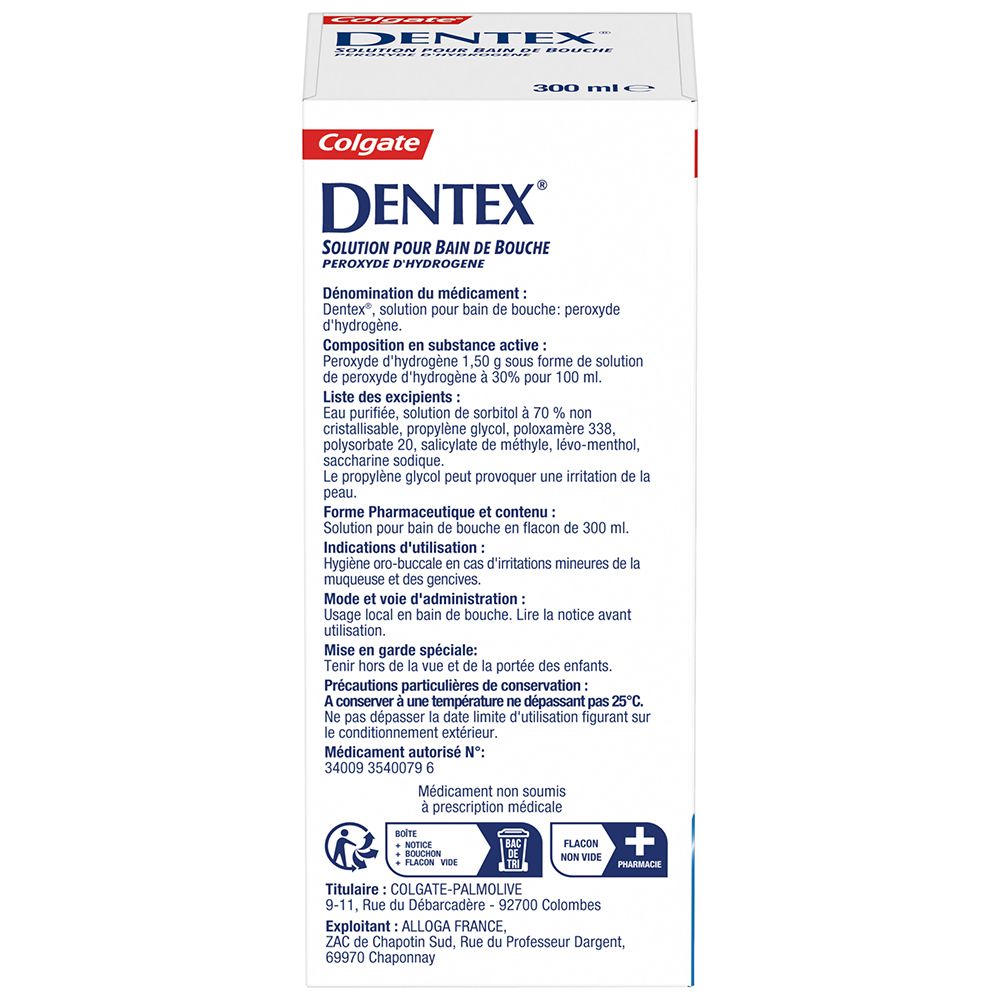 Colgate Dentex Solution pour Bain de Bouche