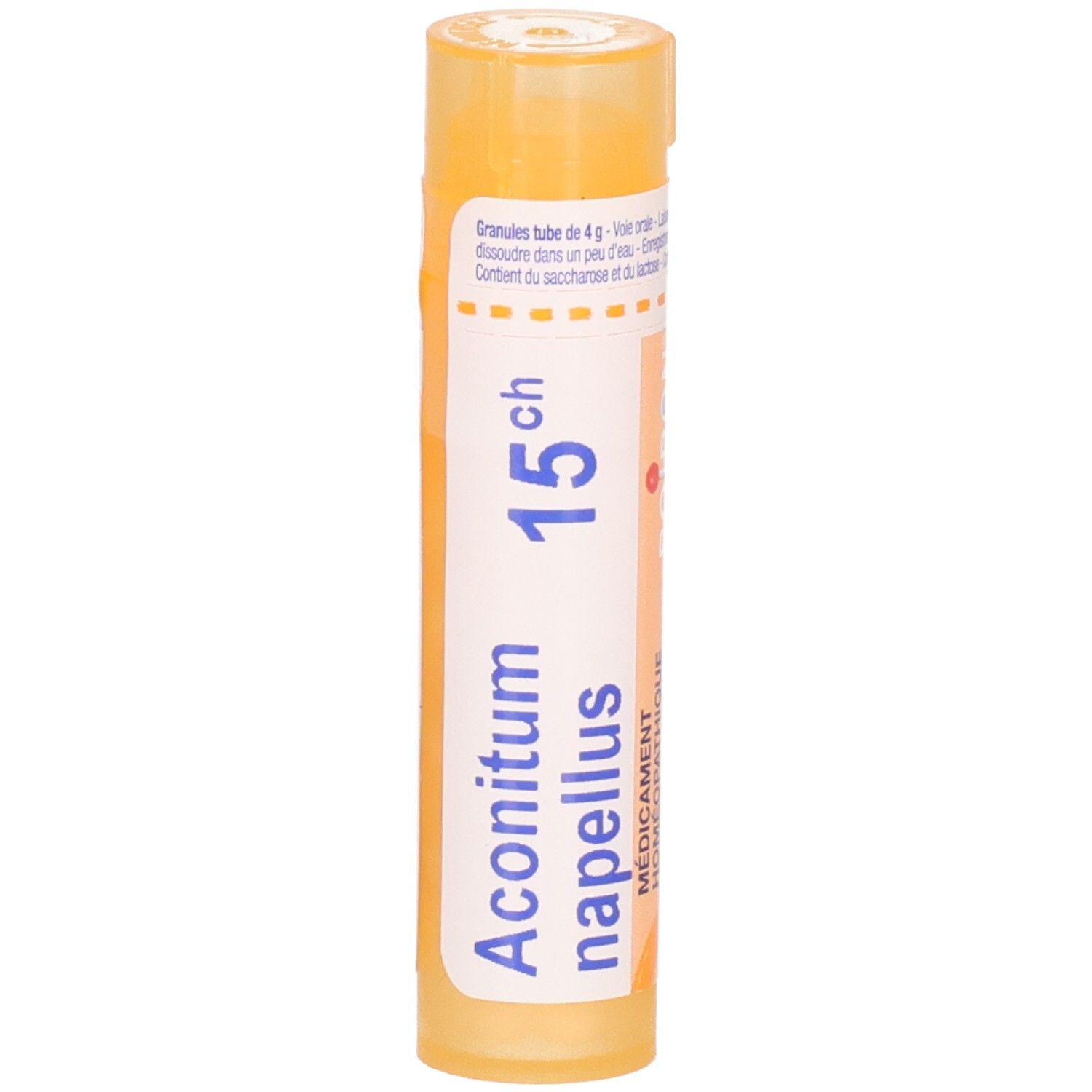 Tube Aconitum Napellus 15 ch granules Boiron, 4g.