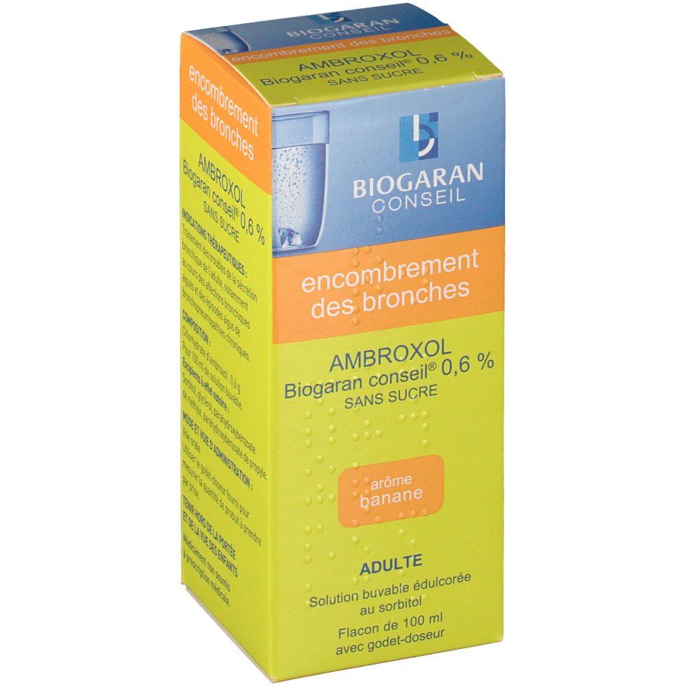Ambroxol Biogaran Conseil® 0.6% s/s