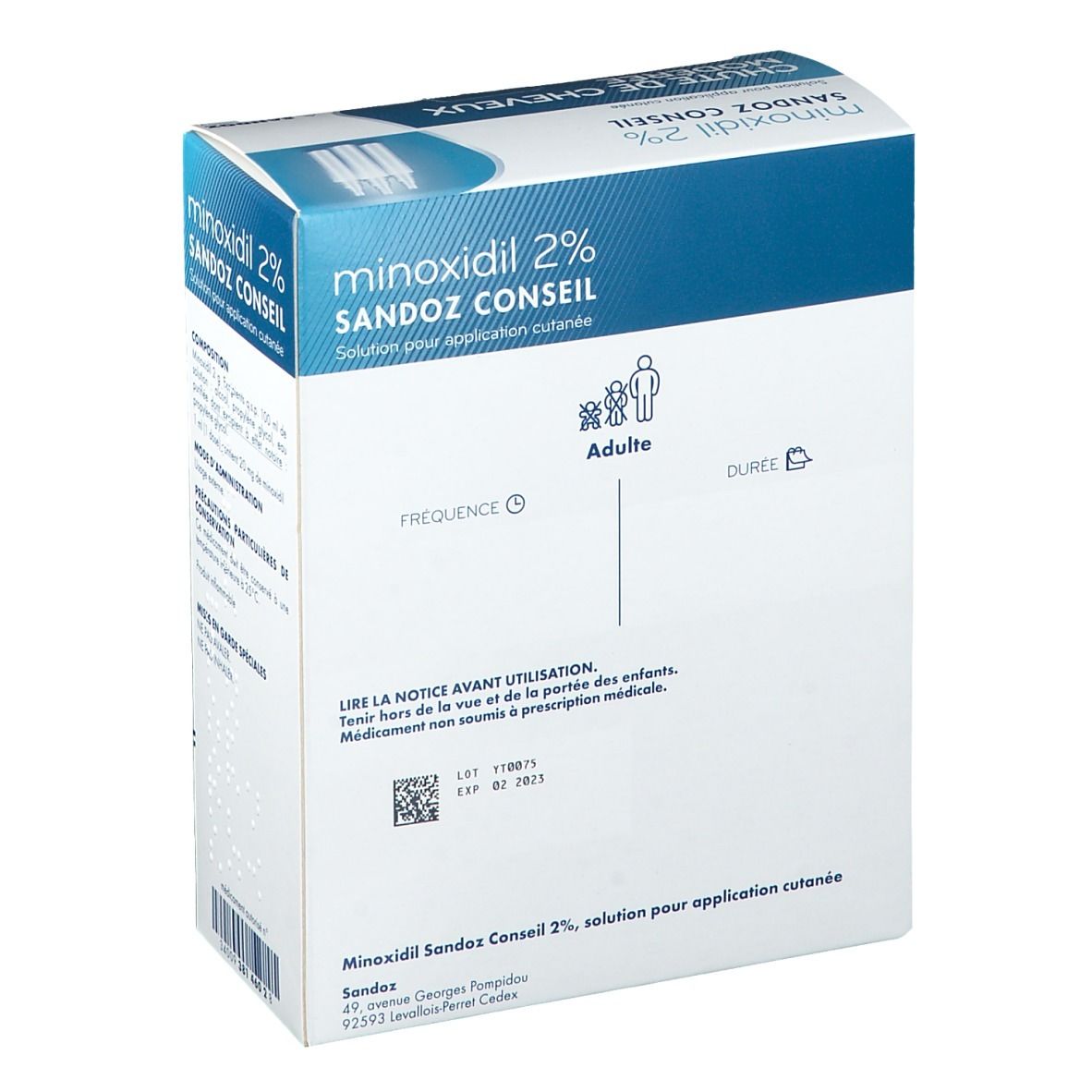 Minoxidil Sandoz Conseil® 2 %