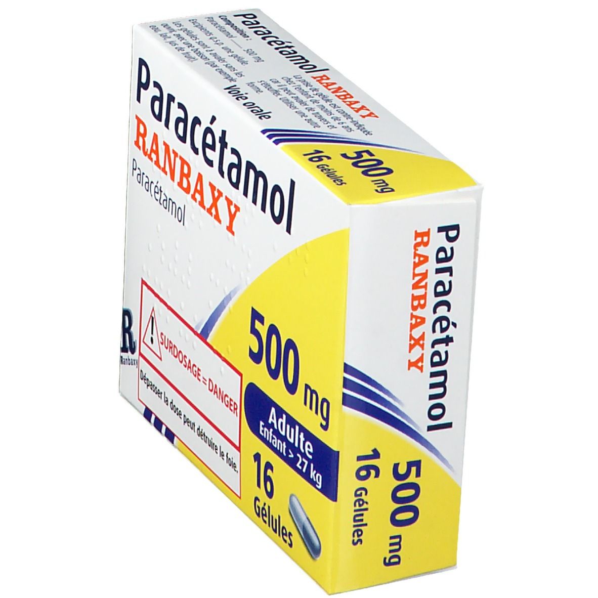 Paracétamol Ranbaxy 500 mg