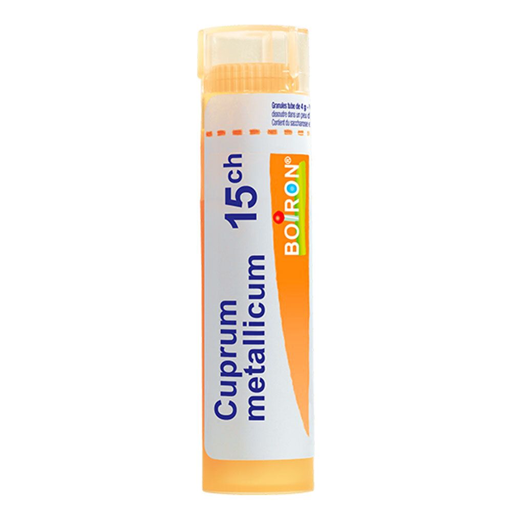 Tube de granules Boiron Cuprum metallicum 15 ch.