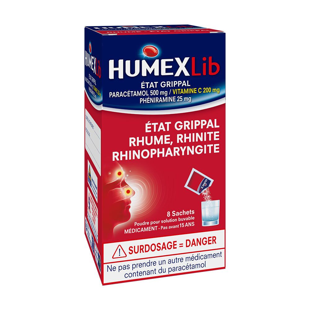 Humexlib Humexlib Etat Grippal 8 pc(s) - Redcare Pharmacie